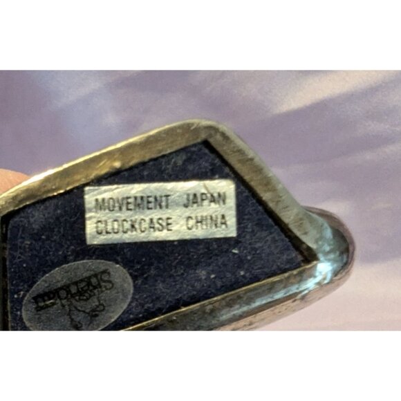 Vintage Sheridan Silver-Plated Quartz Desk Clock Paperweight - Picture 3 of 4